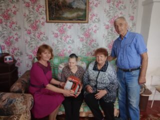 Поздравление с юбилеем наших односельчан